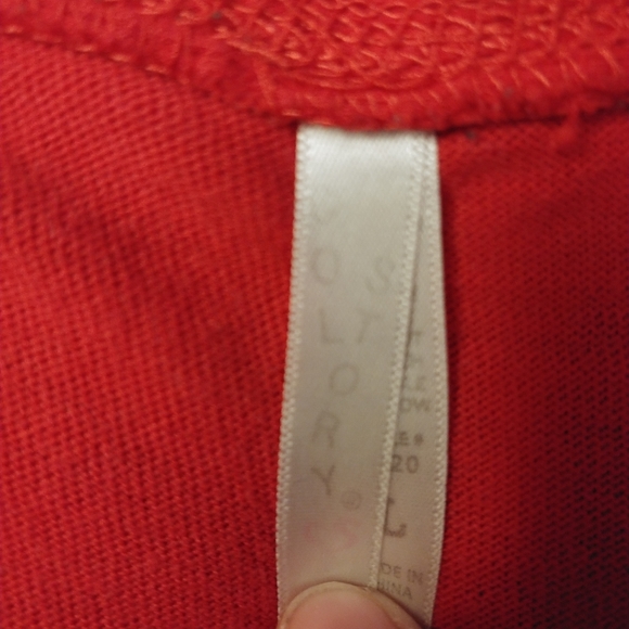 Glory Story. Size Lg. Pink Button Cardigan. - Picture 2 of 3